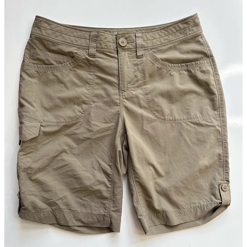 Mountain Hardwear Miranda Cargo Folded Hiking Shorts / Khaki / Women's Size 6